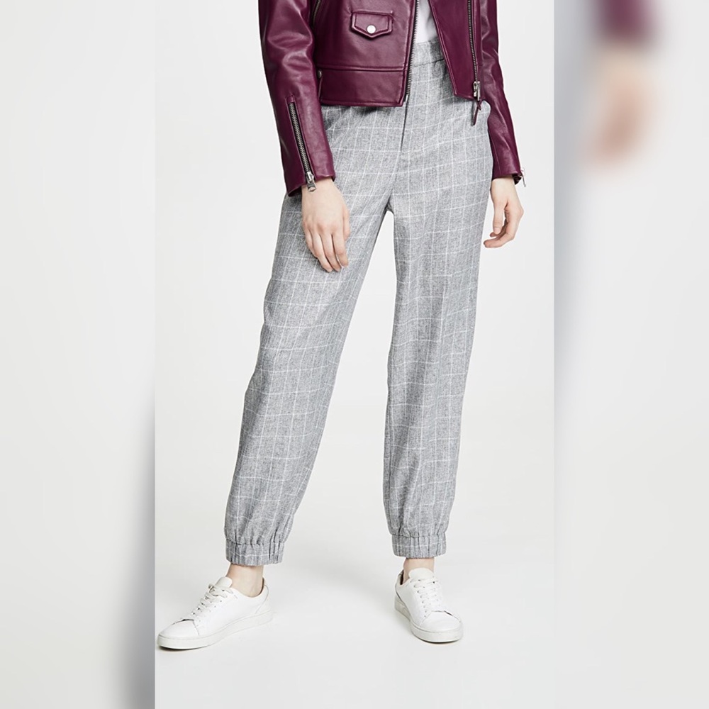 English Factory Checkered Jogger Pants